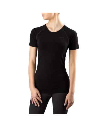 Tricou sport unisex,  Poliester/Elastan, Negru, Negru