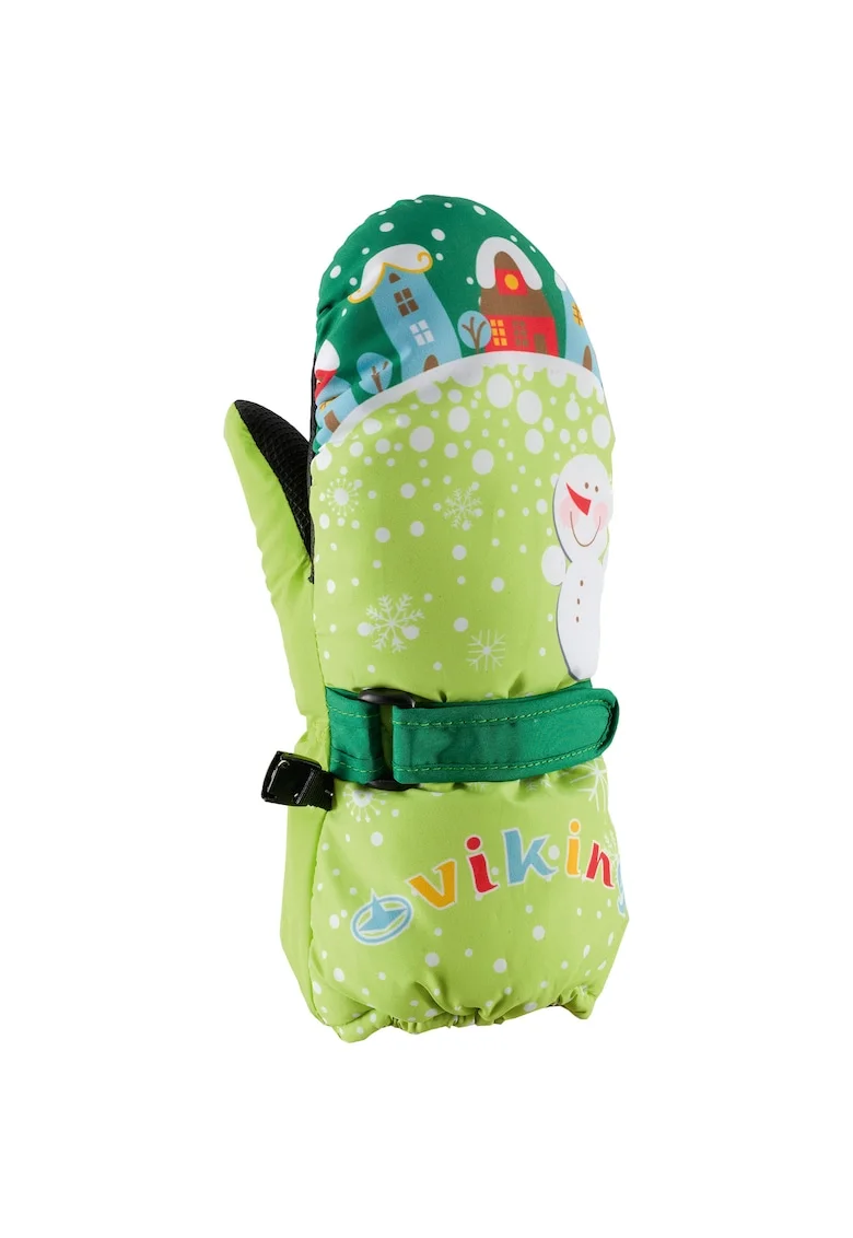 Manusi ski copii  Barry, Grass Green