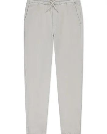Pantaloni de trening uni cu snur, Bej