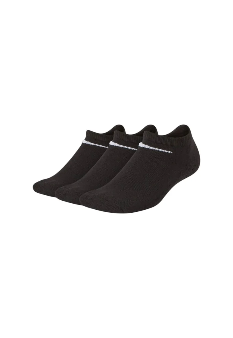 Ciorapi  Basic No-Show 3 Perechi Negru 27-35 EU
