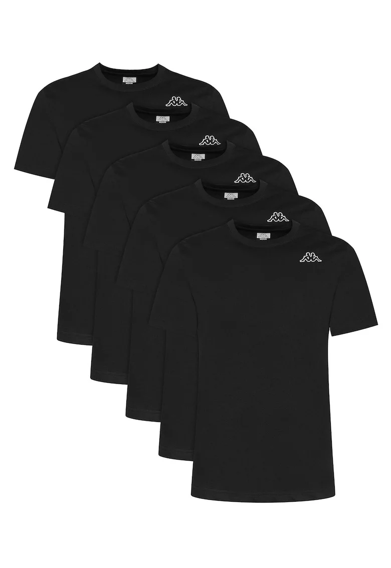 Set tricouri barbatesti  negre, bumbac,