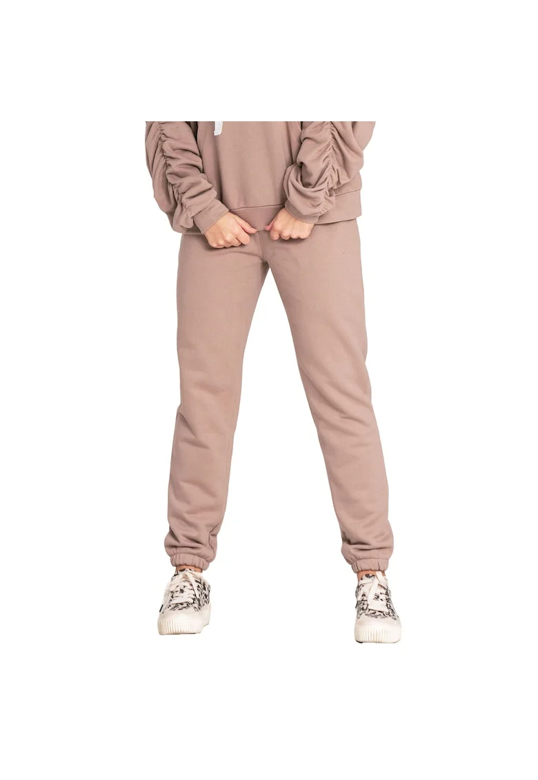 Pantaloni sport dama,  Bumbac, Bej,