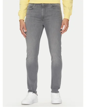 Blugi barbati  gri deschis, denim,