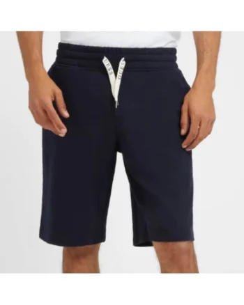 Pantaloni scurti din amestec de bumbac cu talie medie
