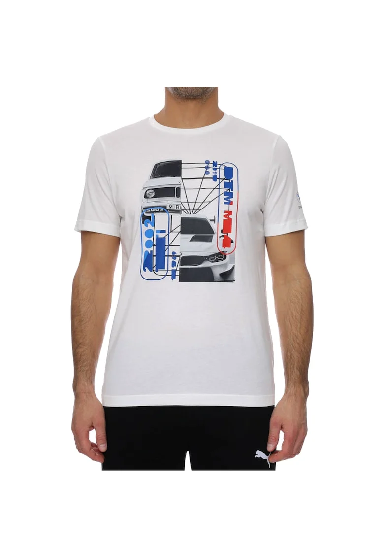Tricou,  BMW Motorsport Graphic Tee 531194, Alb