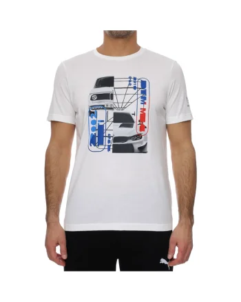 Tricou,  BMW Motorsport Graphic Tee 531194, Alb