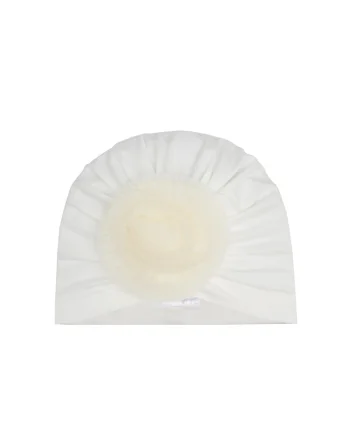 Caciula baieti,  303752439, Ecru, Bumbac, Ecru