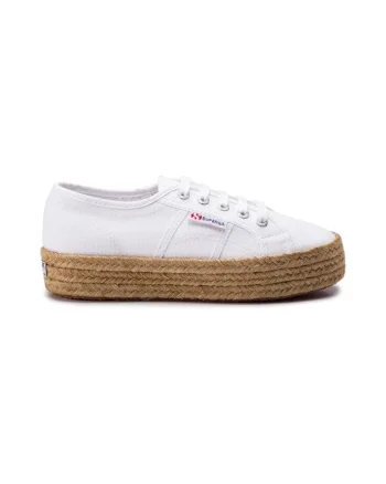 Espadrile dama,  201085, Textil, Alb