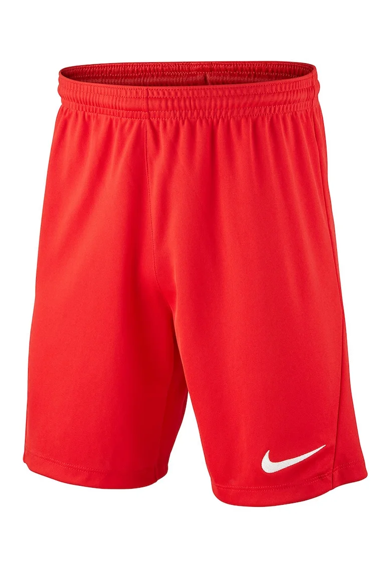 Pantaloni scurti cu tehnologie Dri-FIT pentru fotbal Park III, Alb/Rosu vermillion