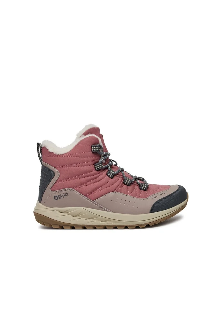 Pantofi sport dama,  73138, Piele ecologica, Roz