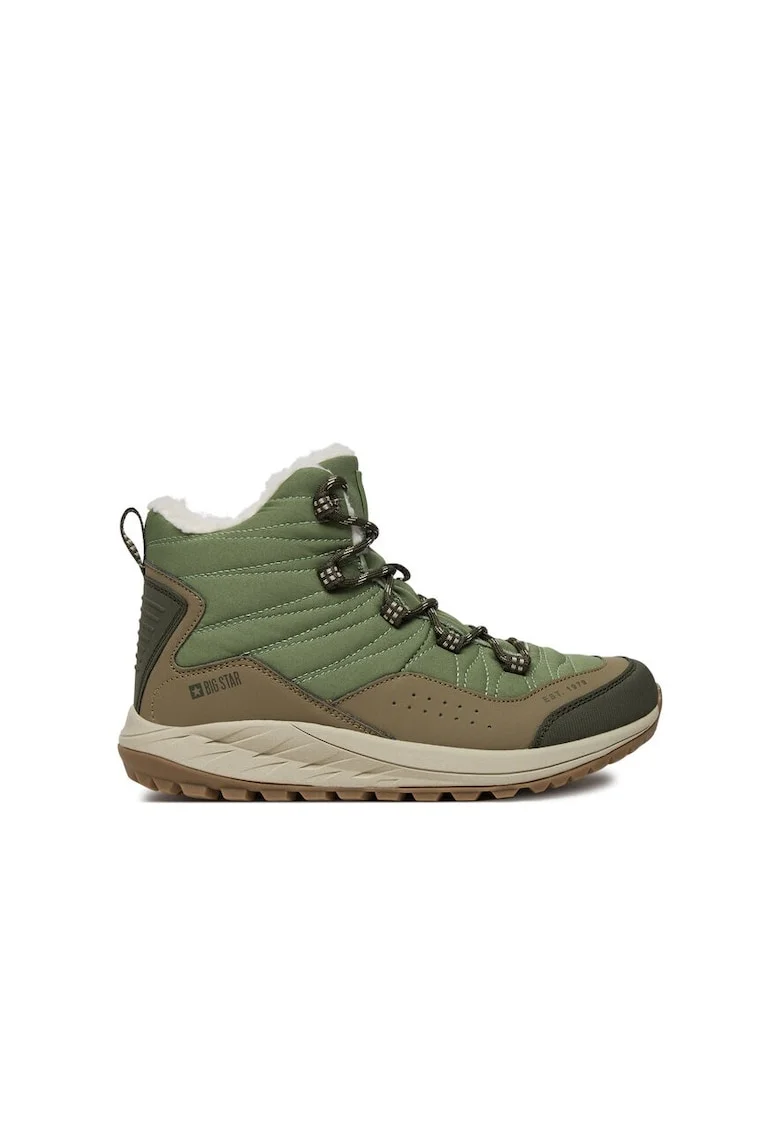 Pantofi sport dama,  73121, Piele ecologica, Verde