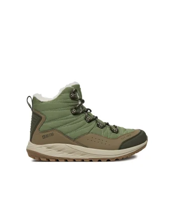 Pantofi sport dama,  73121, Piele ecologica, Verde