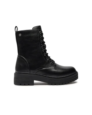 Pantofi sport dama,  51389, Piele ecologica, Negru