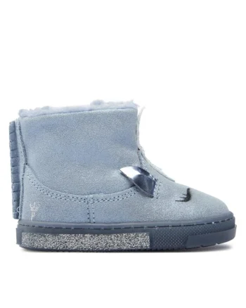 Botosei  303239060, Piele intoarsa, Albastru celest