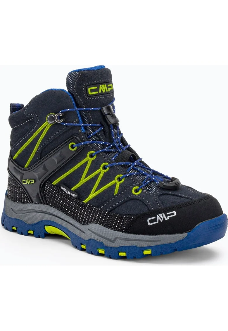 Bocanci de trekking pentru copii,  Rigel Mid, Piele naturala, Multicolor