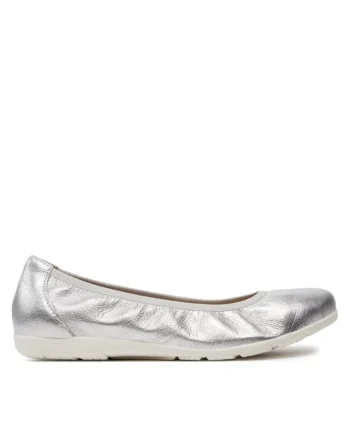 Pantofi sport dama  303660703, Piele naturala, Argintiu, Argintiu