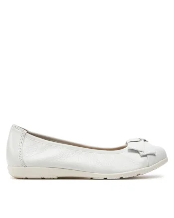 Pantofi sport dama  303660796, Piele naturala, Alb, Alb