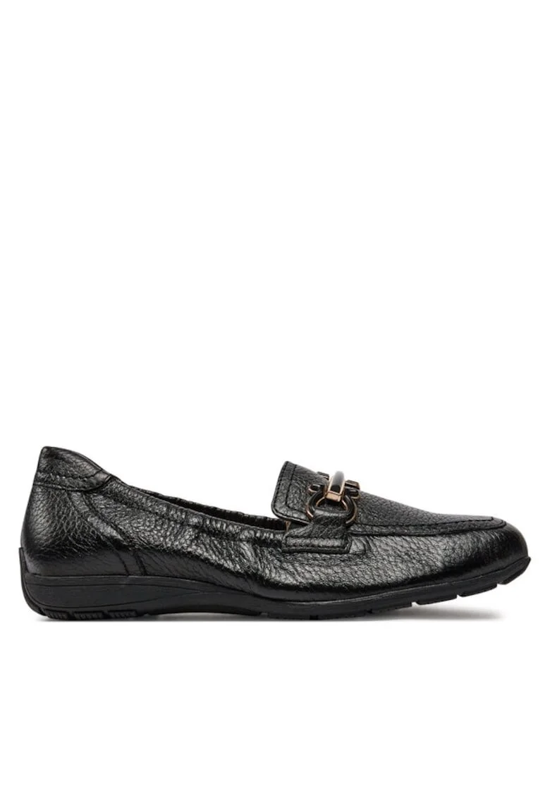 Pantofi sport dama,  Piele naturala, Negru, Negru