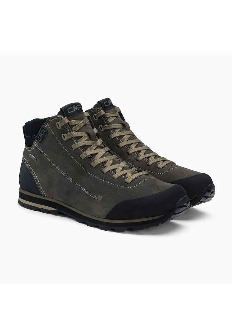 Pantofi de trekking pentru barbati,  Piele intoarsa, Maro, Maro