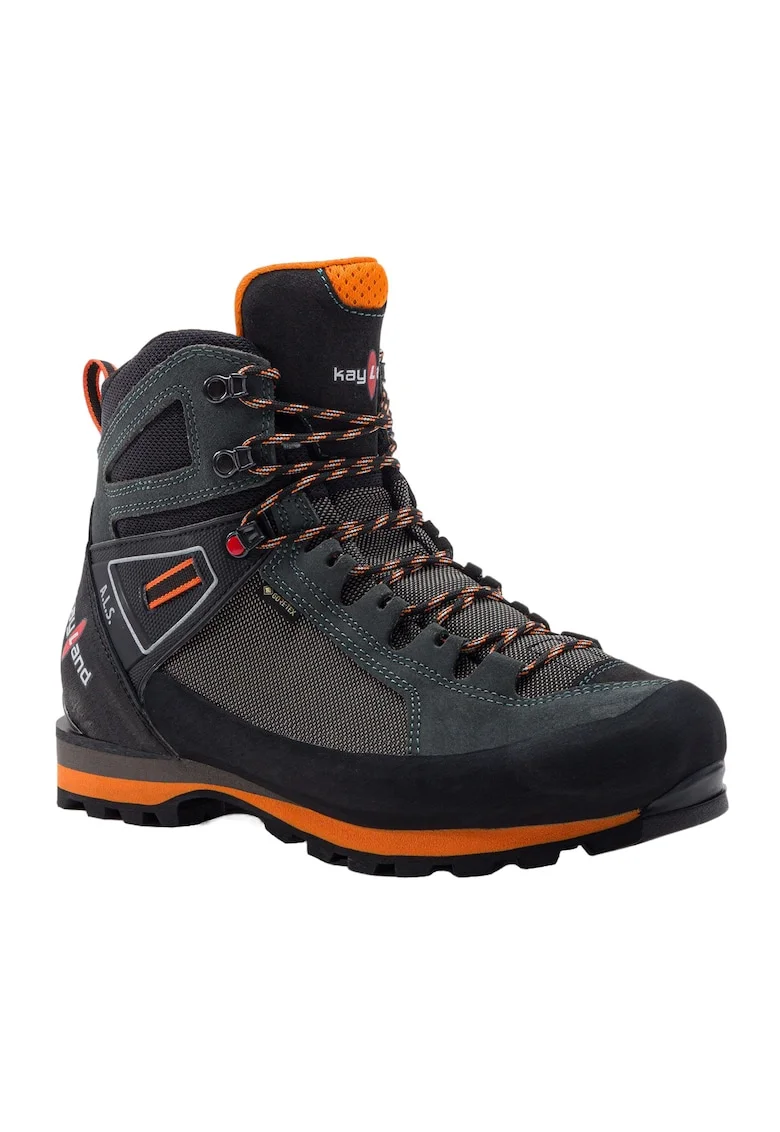 Pantofi de trekking pentru barbati,  Piele naturala, Gri, Gri