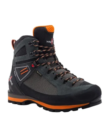 Pantofi de trekking pentru barbati,  Piele naturala, Gri, Gri