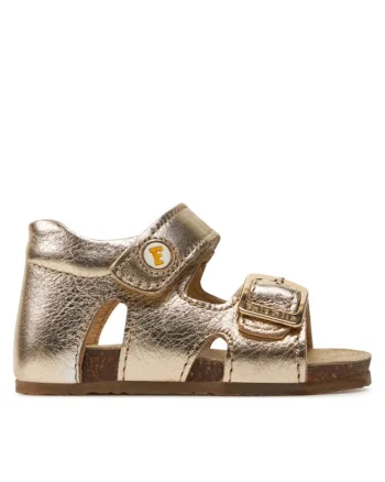 Pantofi sport copii  303875398, Piele naturala, Auriu