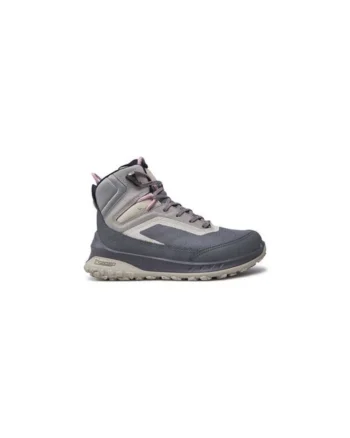 Bocanci trekking dama  304559594, Piele naturala, 35 EU, Gri