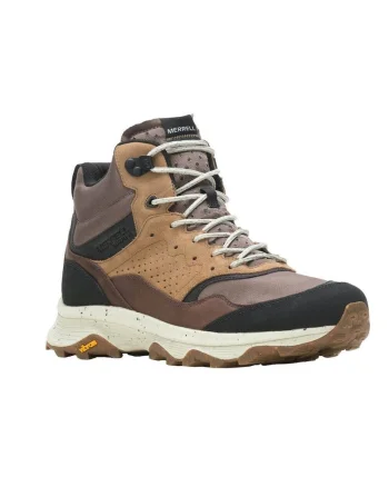 Ghete  Speed Solo Mid Wp, maro, piele naturala, pentru barbati