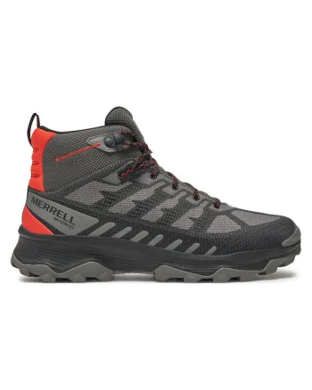 Bocanci trekking barbati  304345555, Piele naturala, Gri, Gri