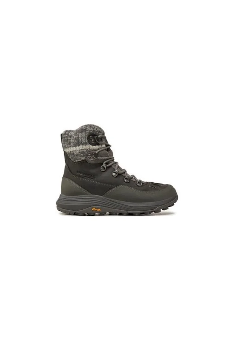 Bocanci trekking dama  304348389, Piele naturala, 36 EU, Gri