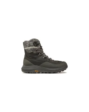 Bocanci trekking dama  304348389, Piele naturala, 36 EU, Gri