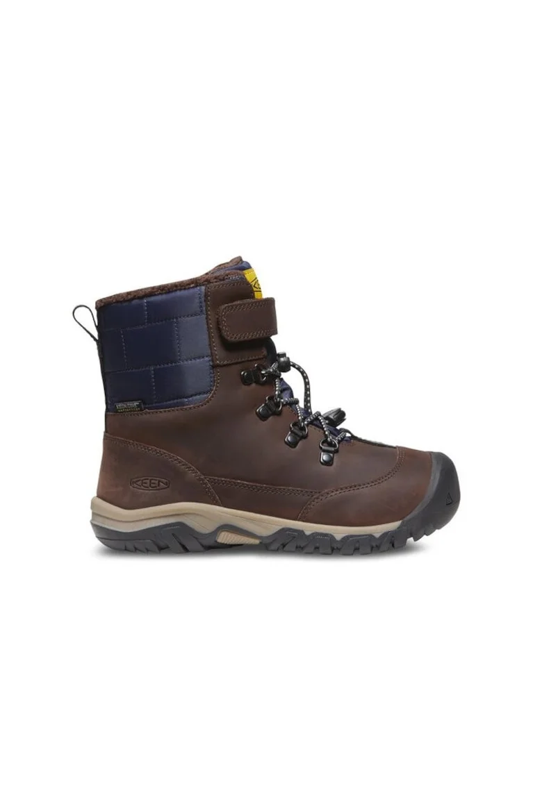 Bocanci trekking barbati  303193959, Sintetic, Maro, Maro
