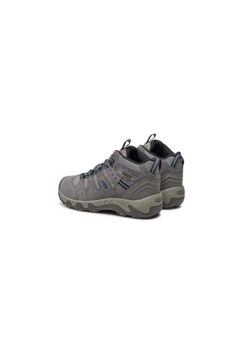 Bocanci trekking dama  304757808, Piele naturala, Gri, Gri