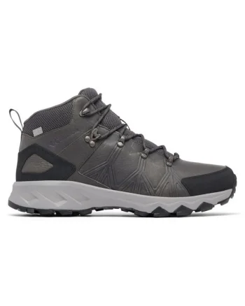 Bocanci trekking barbati  303982003, Piele naturala, Gri, Gri