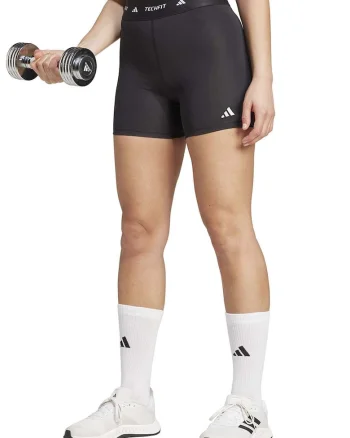 Colanti scurti cu logo, pentru fitness, Negru
