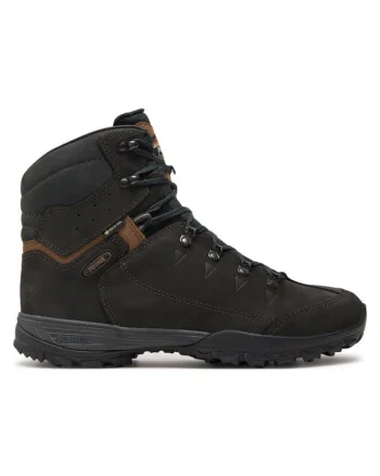 Bocanci trekking barbati  199784965, Sintetic, Negru, Negru