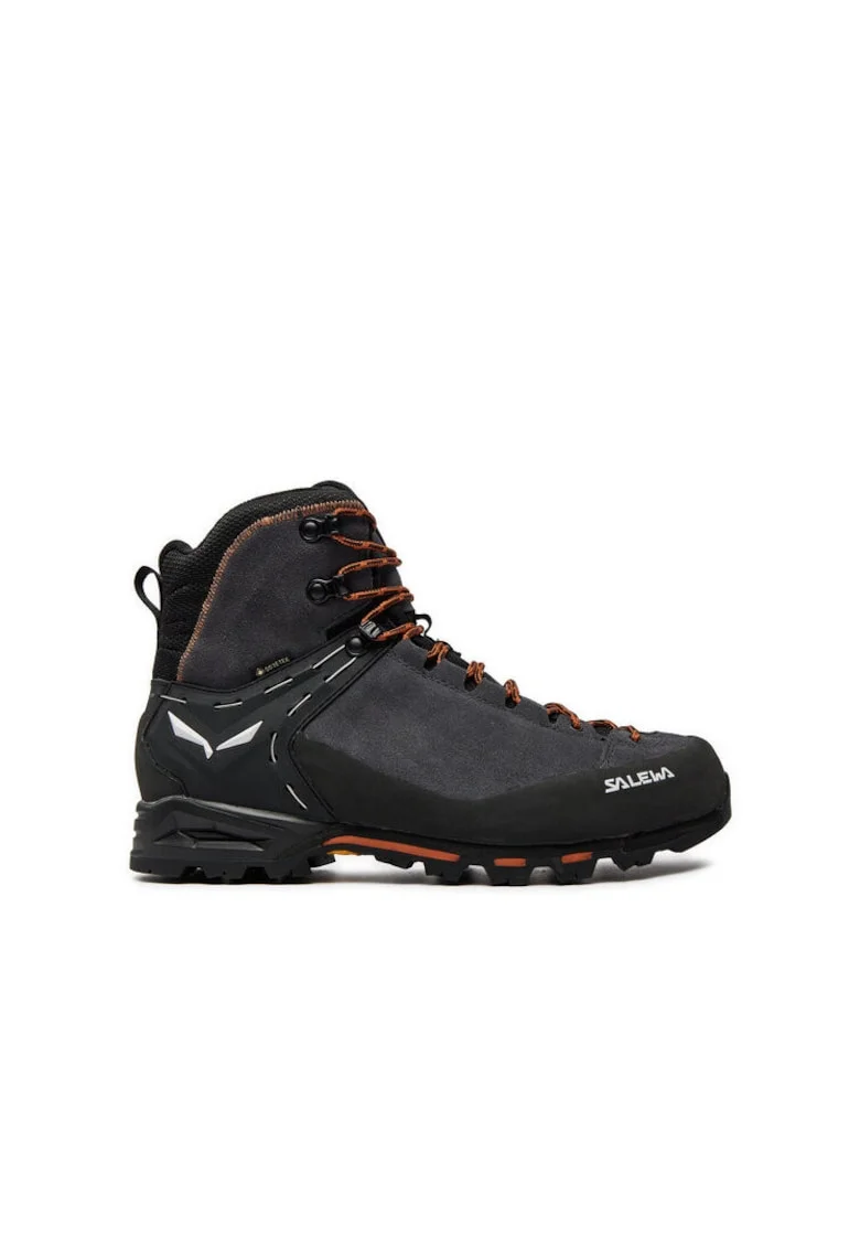 Bocanci trekking barbati  303796440, Piele naturala, Gri, Gri