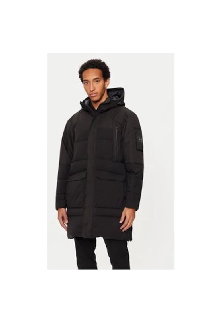 Geaca barbati,  304241062, Poliester, Negru, Negru