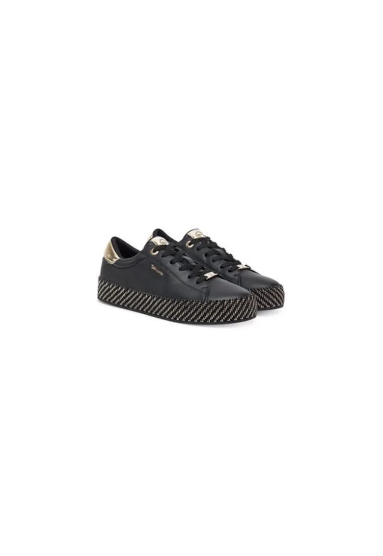 Espadrile dama  304652882, Piele ecologica, Negru, Negru