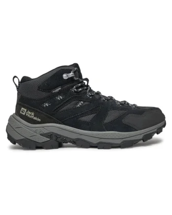 Bocanci trekking barbati  303952747, Piele ecologica, Gri, Gri