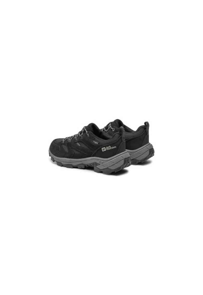Bocanci trekking barbati  303952785, Piele ecologica, Gri, Gri