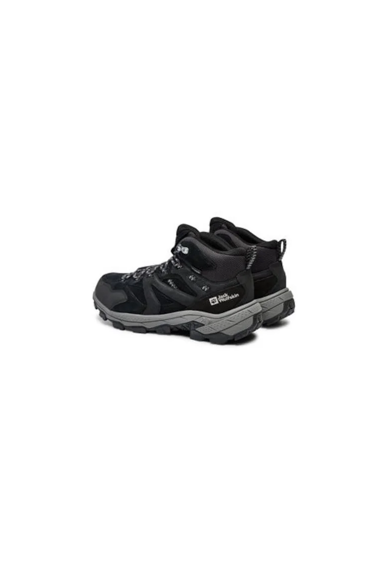 Bocanci trekking barbati  303952426, Piele naturala, Gri, Gri