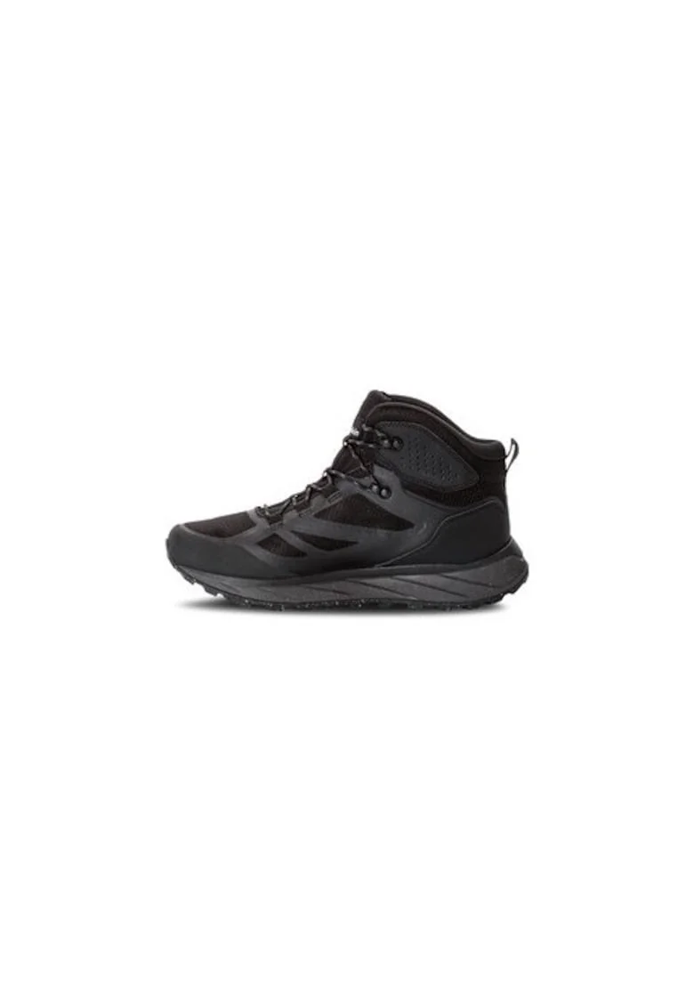 Bocanci trekking barbati  303052263, Sintetic, Negru, Negru