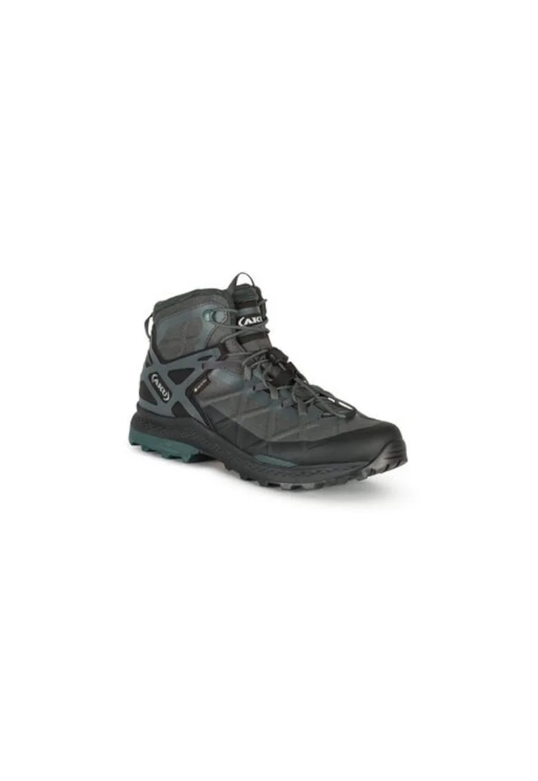 Bocanci trekking barbati  302964673, Piele ecologica, Gri, Gri