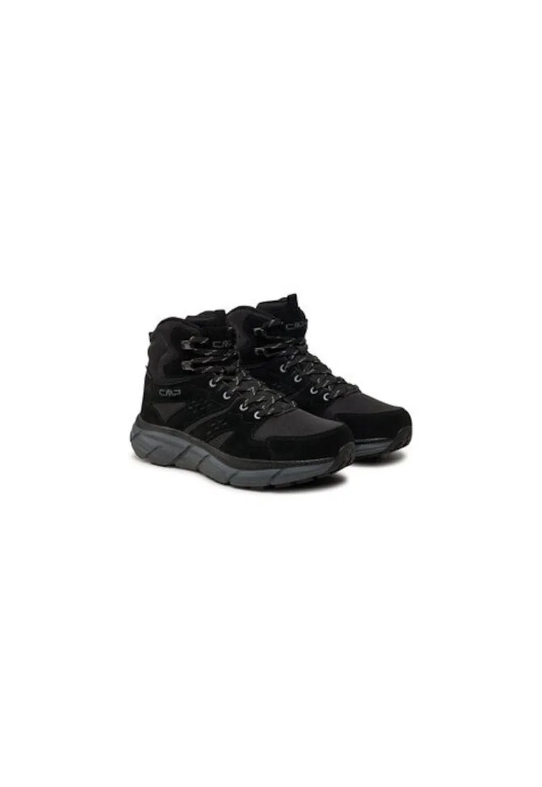 Bocanci trekking barbati  304329647, Piele naturala, 39 EU, Negru