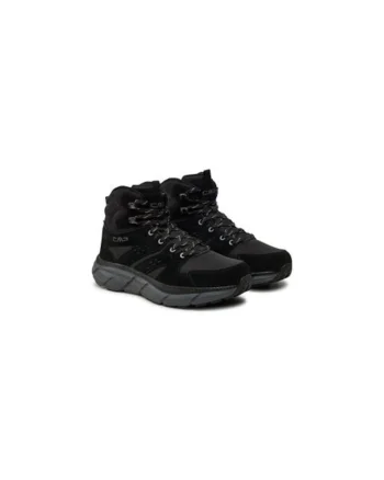 Bocanci trekking barbati  304329647, Piele naturala, 39 EU, Negru