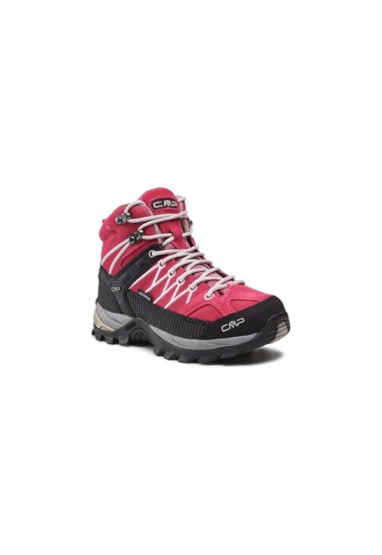 Bocanci trekking dama  300212752, Piele naturala, Roz, Roz
