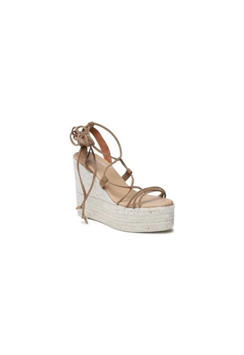 Espadrile dama  302780440, Piele naturala, Maro, Maro