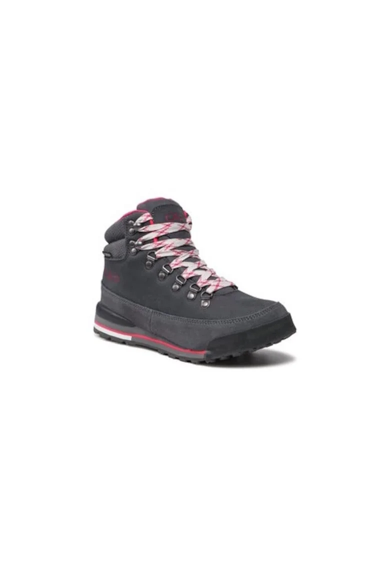 Bocanci trekking dama  209117592, Piele naturala, Gri, Gri
