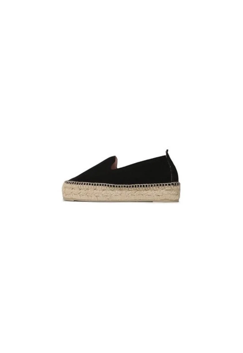 Espadrile dama  302777471, Piele naturala, Negru, Negru